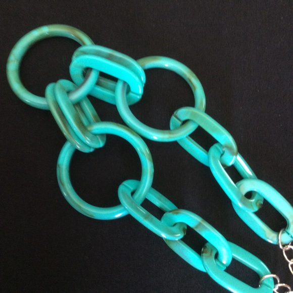 Cosmetic Turquoise 26” Necklace - Picture 4 of 6